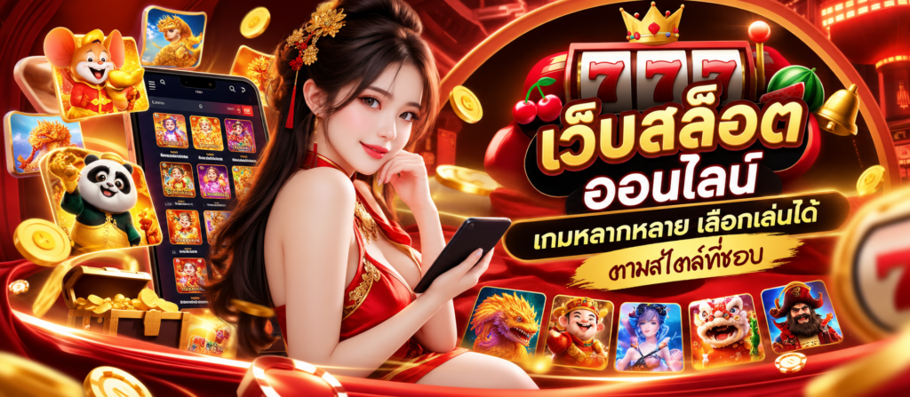 เว็บสล็อต ออนไลน์ เกมหลากหลาย เลือกเล่นได้ ตามสไตล์ที่ชอบ